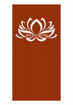 Cortenstaal Schutting Lotus