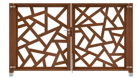 Strakke design tuinpoort