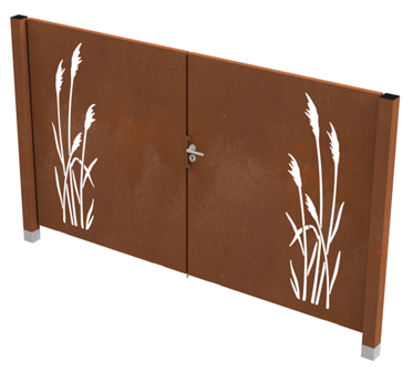 poort oprit corten