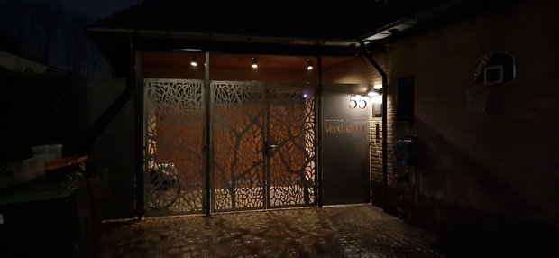 Cortenstaal carpoort