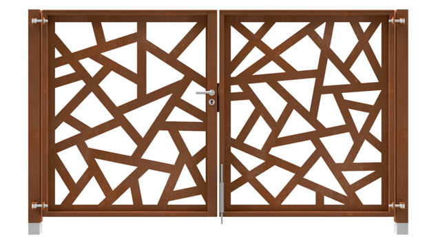 Strakke design tuinpoort